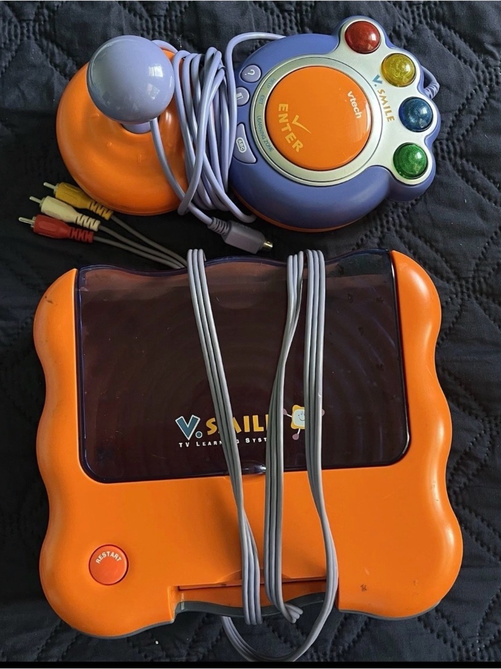 VTech VSmile Learning Console Bundle W/ 1 Controller | FOR PARTS/REPAIR